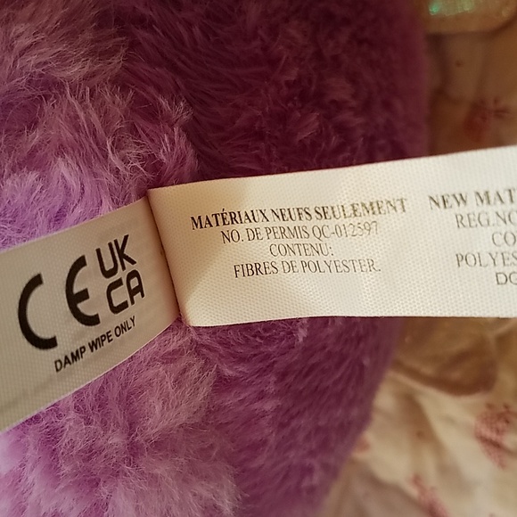 OWLYCORN Purple Plush Toy with Blue Accents - Picture 5 of 8